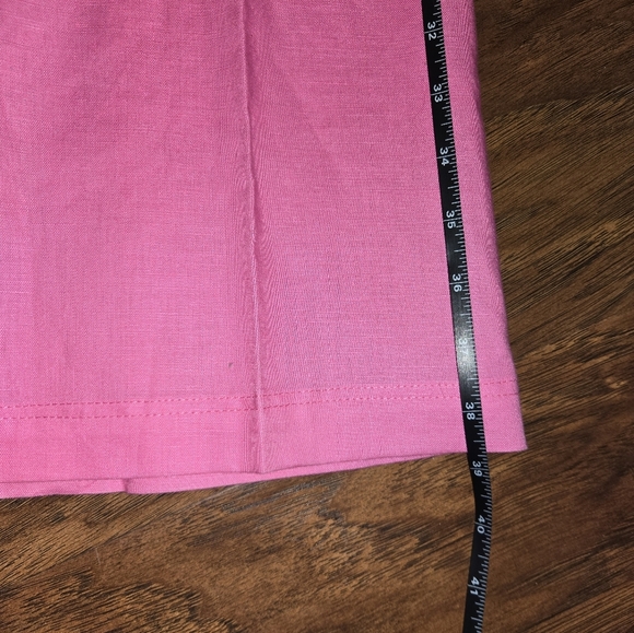 Lilly Pulitzer Vintage Pink Cotton Linen Blend Cargo Pants XS - Picture 8 of 12